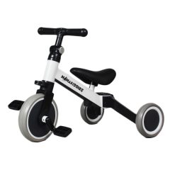   Mama Kiddies Ethan MultiTrike 2v1 trojkolka prerobiteľná na odrážadlo v bielej farbe