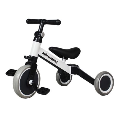 Mama Kiddies Ethan MultiTrike 2v1 trojkolka prerobiteľná na odrážadlo v bielej farbe