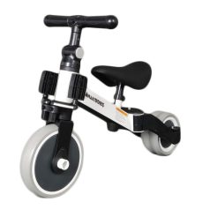   Mama Kiddies Ethan MultiTrike 2v1 trojkolka prerobiteľná na odrážadlo v bielej farbe