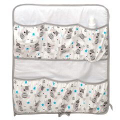   Mama Kiddies Baby Bear vreckový organizér v sivej farbe so vzorom medvedíka
