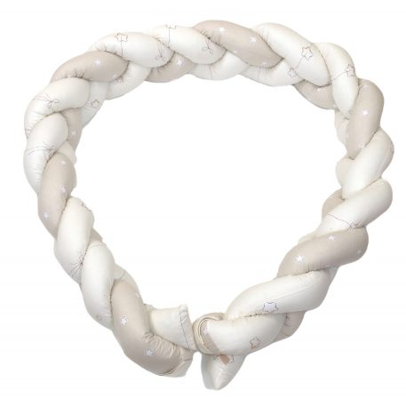 Mantinel 240 cm v béžovej farbe so vzorom medvedíka