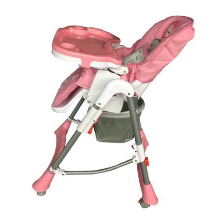 Mama Kiddies ProComfort rózsaszín angyalkás multifunkciós etetőszék + Ajándék