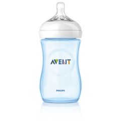   Avent SCF035/17 Natural dojčenská fľaša 260 ml – modrá