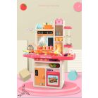 65 kusová Mama Kiddies KitchenStar set detská kuchynka - v ružovej farbe
