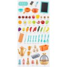 65 kusová Mama Kiddies KitchenStar set detská kuchynka - v ružovej farbe