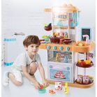 Mama Kiddies KitchenStar detská kuchynka 43-dielna - oranžová