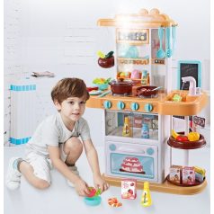   Mama Kiddies KitchenStar detská kuchynka 43-dielna - oranžová
