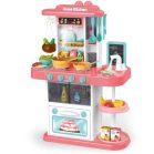 Mama Kiddies 43 részes 72 cm magas KitchenStar babakonyha szett pink színben