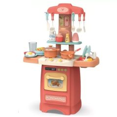   29 kusová Mama Kiddies  Effluent Kitchent detská kuchynka - v ružovej farbe