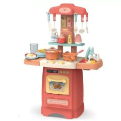   29 kusová Mama Kiddies  Effluent Kitchent detská kuchynka - v ružovej farbe