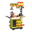Mama Kiddies – 82-dielny Fast Food stánok, výška 102 cm, zelená farba