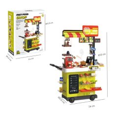   Mama Kiddies – 82-dielny Fast Food stánok, výška 102 cm, zelená farba