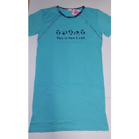 Tehotenská nočná košeľa, zapínanie na gombíky - veľkosť S