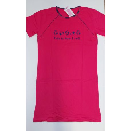 Tehotenská nočná košeľa, zapínanie na gombíky - veľkosť S