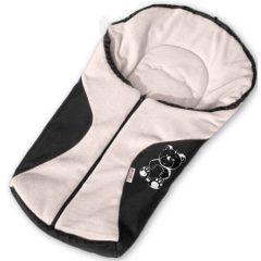   Nellys Baby POLAR nánožník - nielen do autosedačky - béžový medvedík