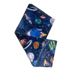 Plüss babatakaró 75x100 cm - galaxy mintával