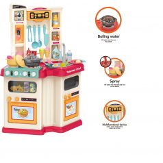   67-dielna Mama Kiddies Talented Chef detská kuchynka - červená