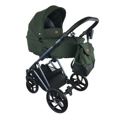 Mama Kiddies Earth Collection 3az1-ben multifunkciós babakocsi green forest színben + ajándékok