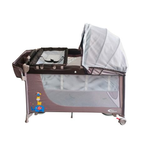 Mama Kiddies VIP barna (emelhető magasságú és ringatható) Utazóágy + Szúnyogháló + Ajándék