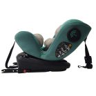 ISOFIX-ová 360° rotačná bezpečnostná autosedačka Mama Kiddies Racing (40 - 125 cm) v zelenej farbe + darček ochranný vankúš hlavy