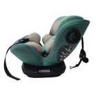 ISOFIX-ová 360° rotačná bezpečnostná autosedačka Mama Kiddies Racing (40 - 125 cm) v zelenej farbe + darček ochranný vankúš hlavy