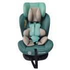 ISOFIX-ová 360° rotačná bezpečnostná autosedačka Mama Kiddies Racing (40 - 125 cm) v zelenej farbe + darček ochranný vankúš hlavy