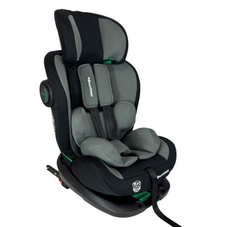 ISOFIX-ová 360° rotačná bezpečnostná autosedačka Mama Kiddies Racing (40 - 125 cm) v zelenej farbe + darček ochranný vankúš hlavy