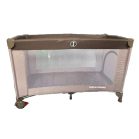 BOXING DAY - Mama Kiddies cestovná postieľka v hnedo-béžovej farbe, so vzorom ovečky