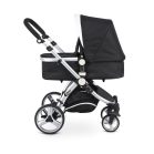 Mama Kiddies Prémium Baby 3 az 1-ben babakocsi  kiegészítőkkel fekete-fehér színben + Ajándék