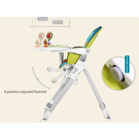 Mama Kiddies Animal béka mintás multifunkciós etetőszék + Ajándék