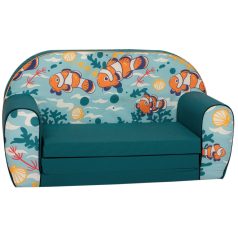   Mama Kiddies premium rozkladacie dvojité kreslo - Clown Fish