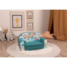 Mama Kiddies premium rozkladacie dvojité kreslo - Clown Fish