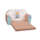 Mama Kiddies premium rozkladacie dvojité kreslo - Bear Princess