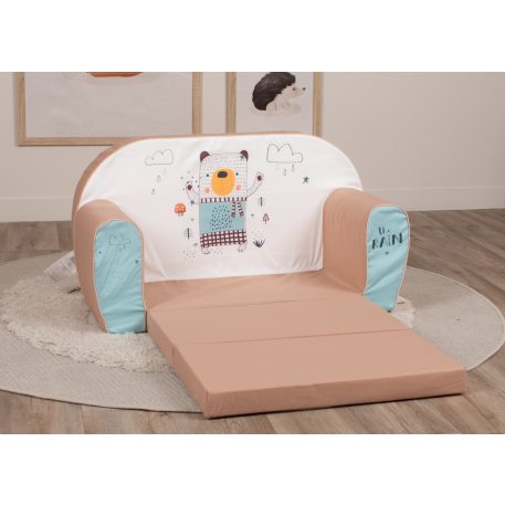 Mama Kiddies premium rozkladacie dvojité kreslo - Bear Princess