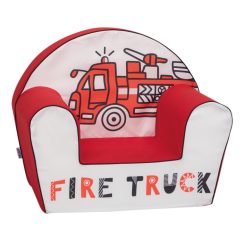 Mama Kiddies premium detské kreslo- Fire On Truck