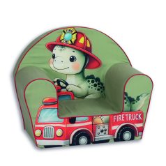 Prémiová detská kreslo Mama Kiddies - Fireman Turtle