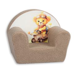 Prémiová detská kreslo Mama Kiddies - Sherpa Bear