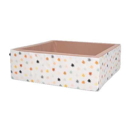 Mama Kiddies négyzet alakú száraz gyermekmedence - Color Stars