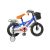 MK YB collection Yara detský bicykel bielo-modrý 12" + darček