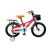 MK YB collection Yuna detský bicykel červenej farby 16" + darček