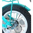 Kelly detský bicykel s rodičovskou rukoväťou – mentolový 12" + darček