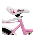 Kelly detský bicykel s rodičovskou rukoväťou – ružový 16" + darček