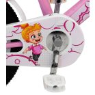 Kelly detský bicykel s rodičovskou rukoväťou – ružový 16" + darček