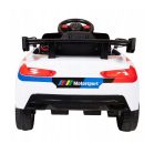 Biele športové elektrické auto GTE pre deti s diaľkovým ovládaním