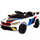 Biele športové elektrické auto GTE pre deti s diaľkovým ovládaním