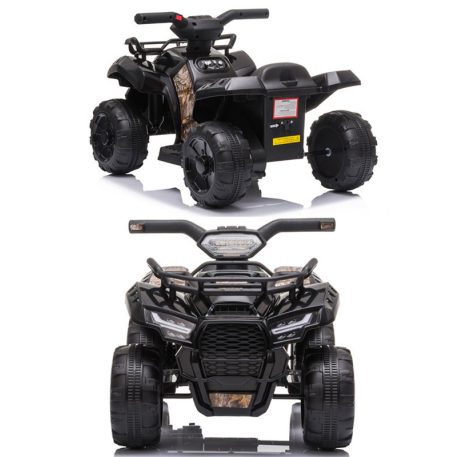 Čierna elektrická štvorkolka pre deti