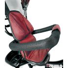 MK H-Trike Hurricane trojkolka s otočným sedadlom o 360 stupňov – červeno-čierna farba