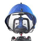 MK H-Trike Hurricane trojkolka s otočným sedadlom o 360 stupňov – modro-čierna farba