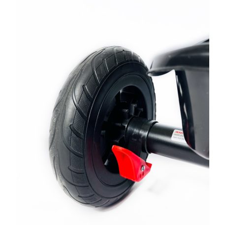 MK H-Trike Hawk trojkolka s otočným sedadlom o 360 stupňov, s opierkou na nohy – sivá farba