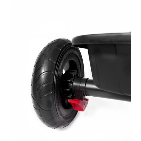 MK H-Trike Hunter trojkolka s rodičovskou rukoväťou a opierkou na nohy v sivej farbe